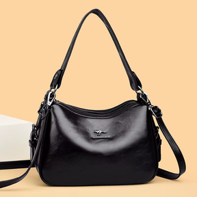 Bolsa de Ombro Feminina de Couro Carol