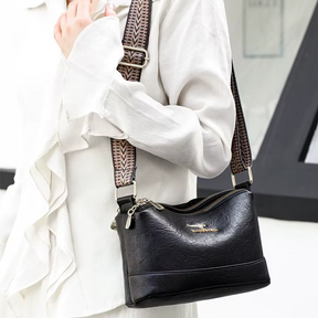 Bolsa De Couro Feminina Transversal Melissa