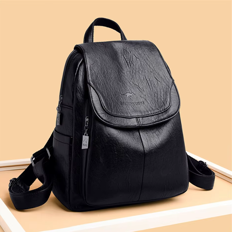 Mochila de Couro Feminina