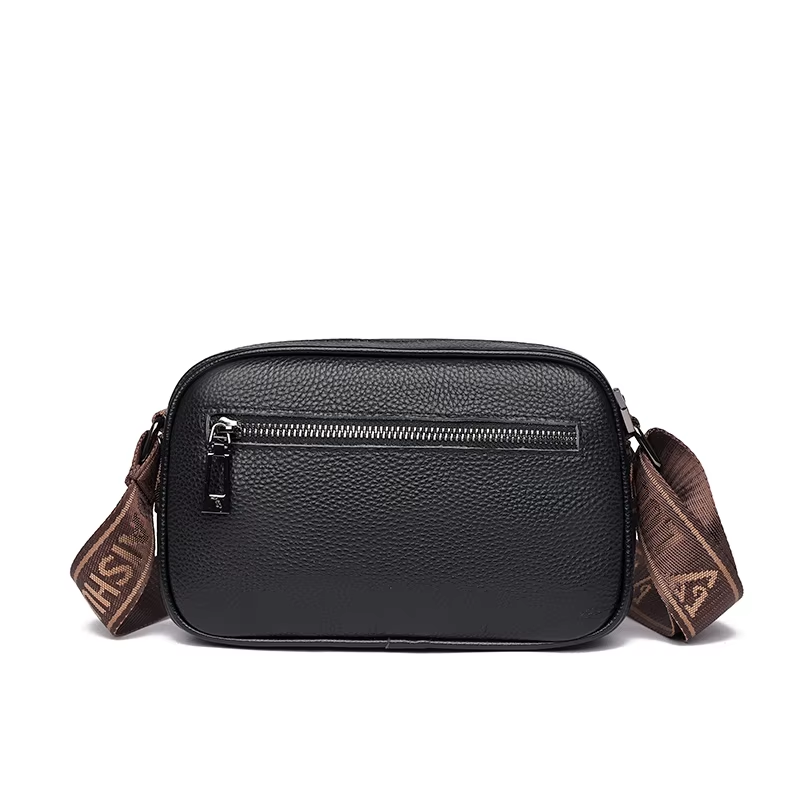 Bolsa de Couro Feminina Transversal Pequena