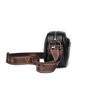 Bolsa de Couro Feminina Transversal Pequena