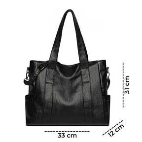 Kit Bolsa Feminina de Couro Legítimo