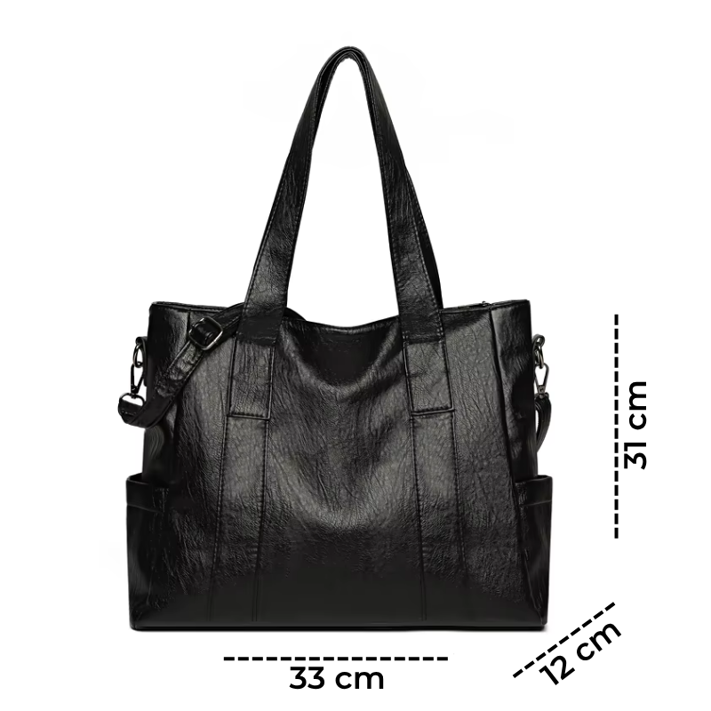 Kit Bolsa Feminina de Couro Legítimo