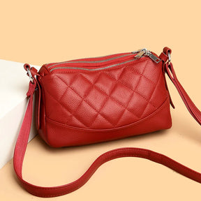 Bolsa Feminina Transversal de Couro Legítimo