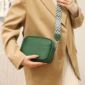 Bolsa Feminina de Couro Crossbody