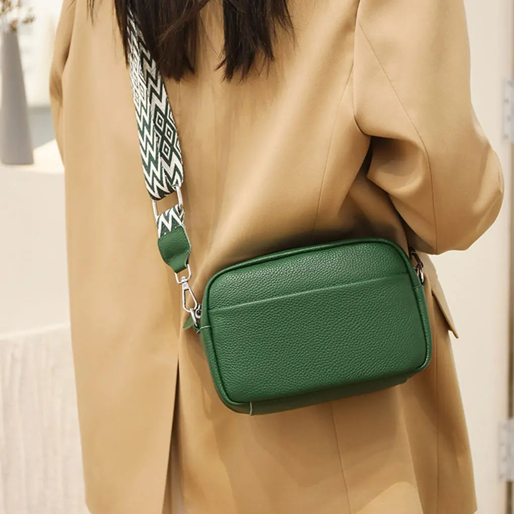 Bolsa Feminina de Couro Crossbody
