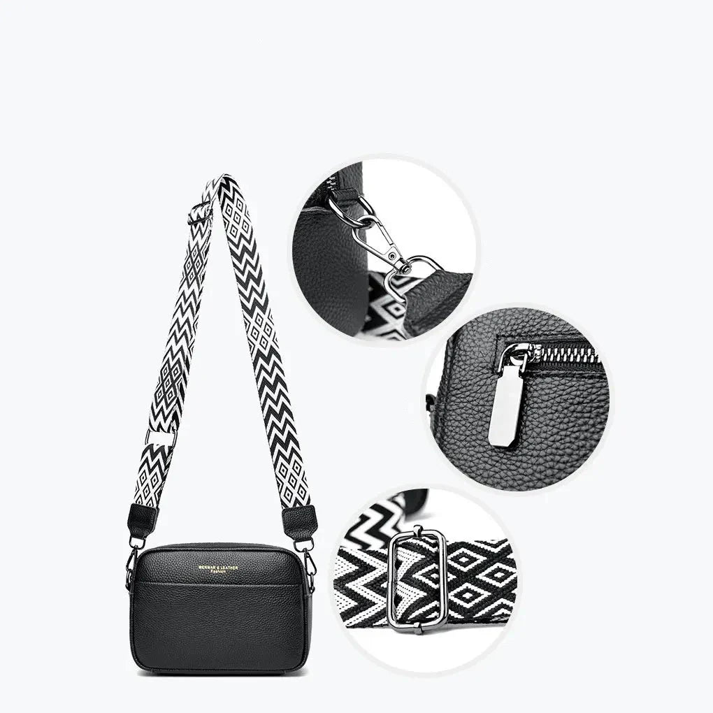 Bolsa Feminina de Couro Crossbody