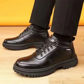 Bota Masculina Casual De Couro