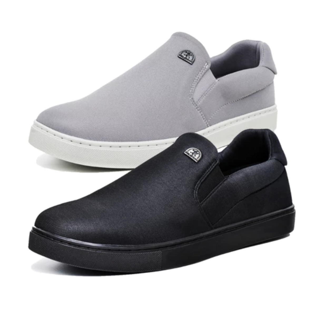 Kit 2 Tênis Masculino Slip On Ultra Confortável