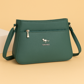 Bolsa de Couro Feminina Transversal