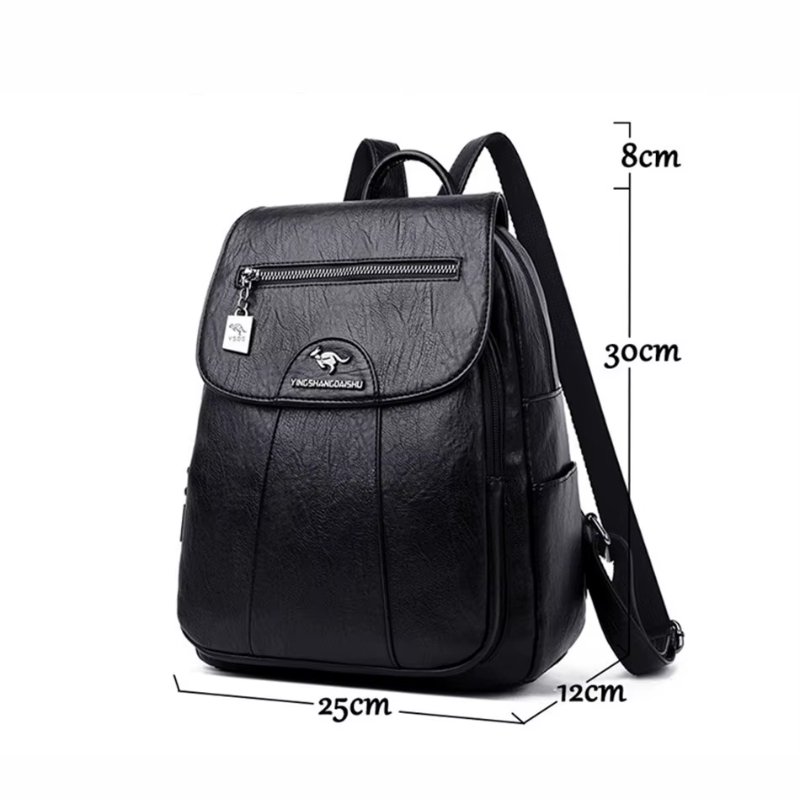 Bolsa Mochila de Couro Feminina