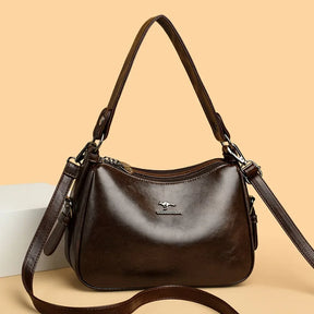 Bolsa de Ombro Feminina de Couro Carol