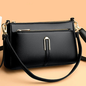 Bolsa Feminina de Couro Tranversal Luxury