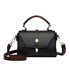 Bolsa de Couro Legítimo Feminina Transversal