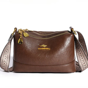 Bolsa De Couro Feminina Transversal Melissa