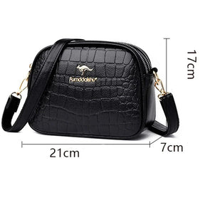 Bolsa Feminina de Couro Transversal