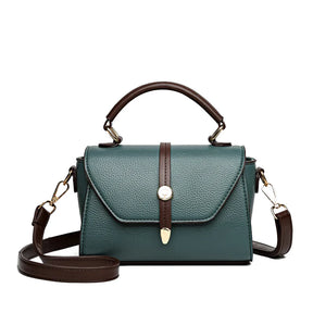 Bolsa de Couro Legítimo Feminina Transversal