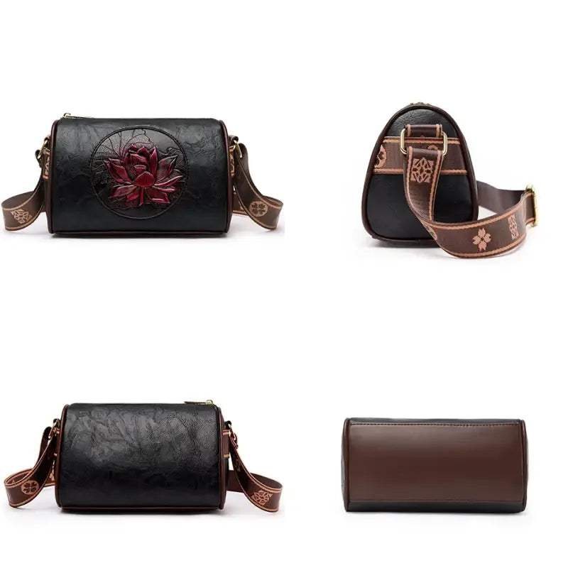 Bolsa De Couro Feminina Transversal