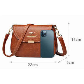 Bolsa De Couro Feminina Transversal