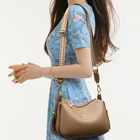 Bolsa De Couro Feminina Transversal