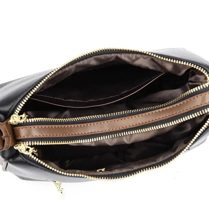 Bolsa De Couro Feminina Transversal
