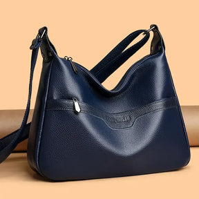 Bolsa de Couro Feminina Transversal