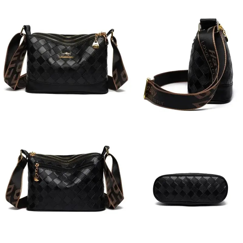 Bolsa De Couro Feminina Transversal Ana