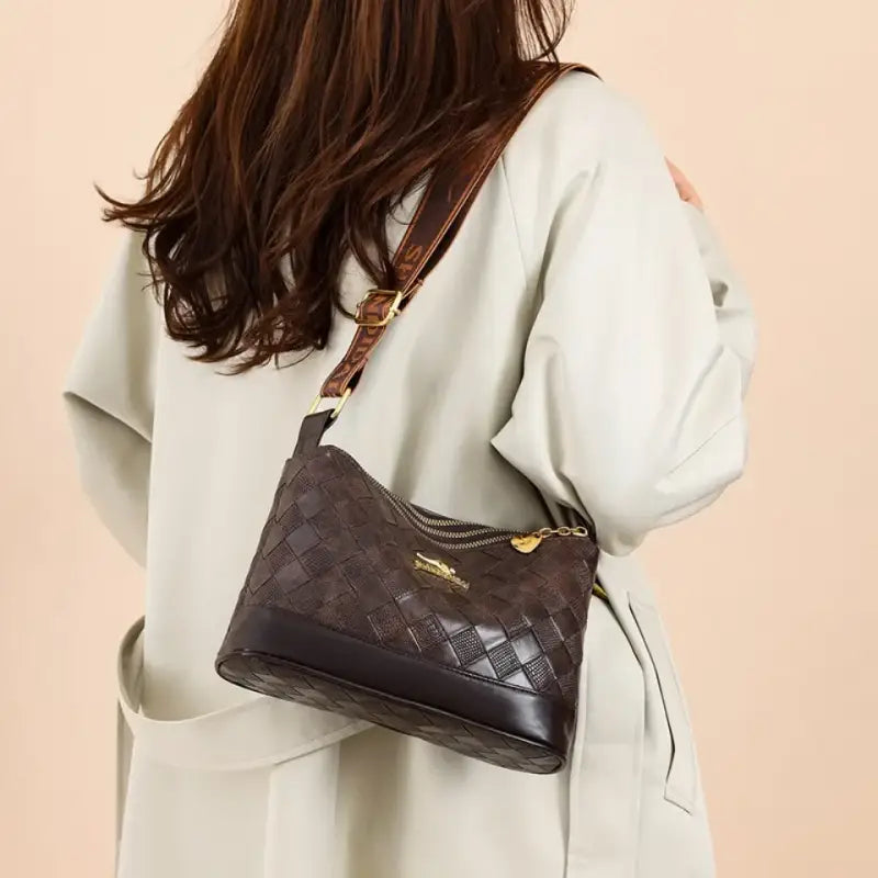 Bolsa De Couro Feminina Transversal Ana