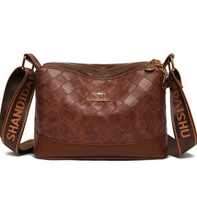 Bolsa De Couro Feminina Transversal Ana