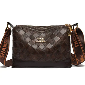 Bolsa De Couro Feminina Transversal Ana