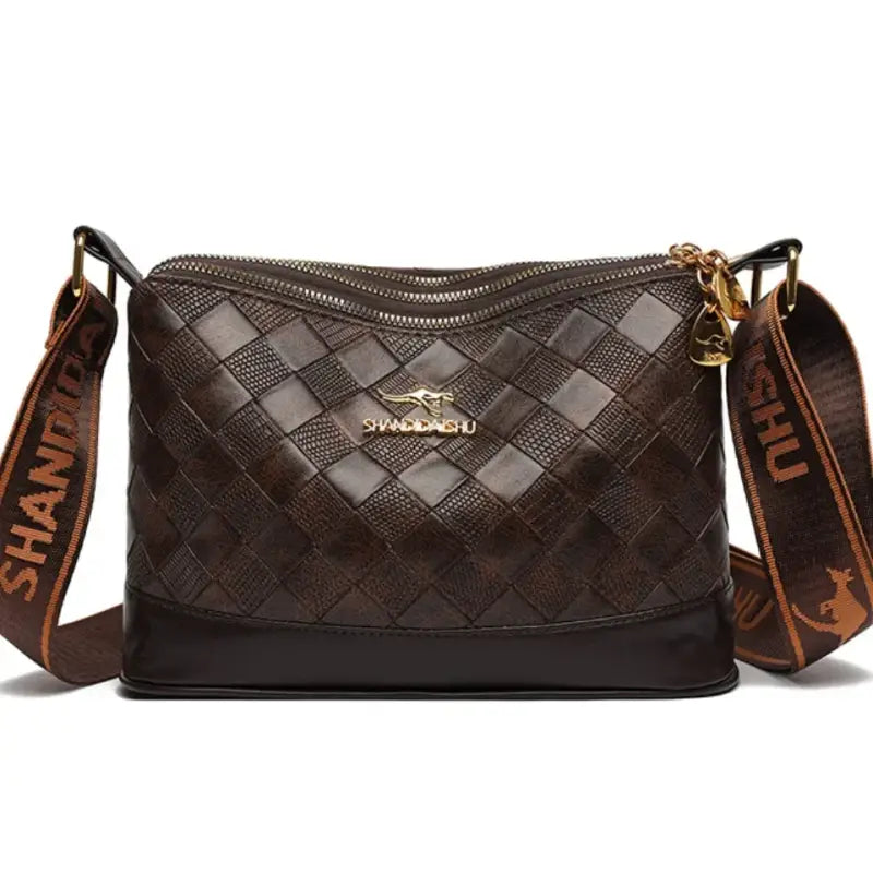 Bolsa De Couro Feminina Transversal Ana