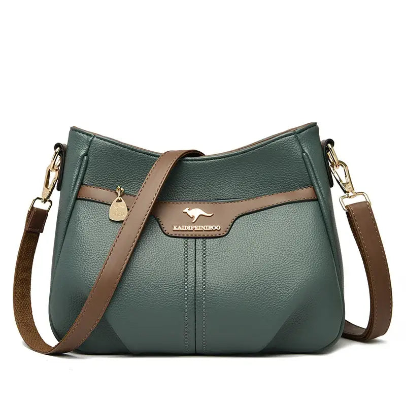 Bolsa De Couro Feminina Transversal