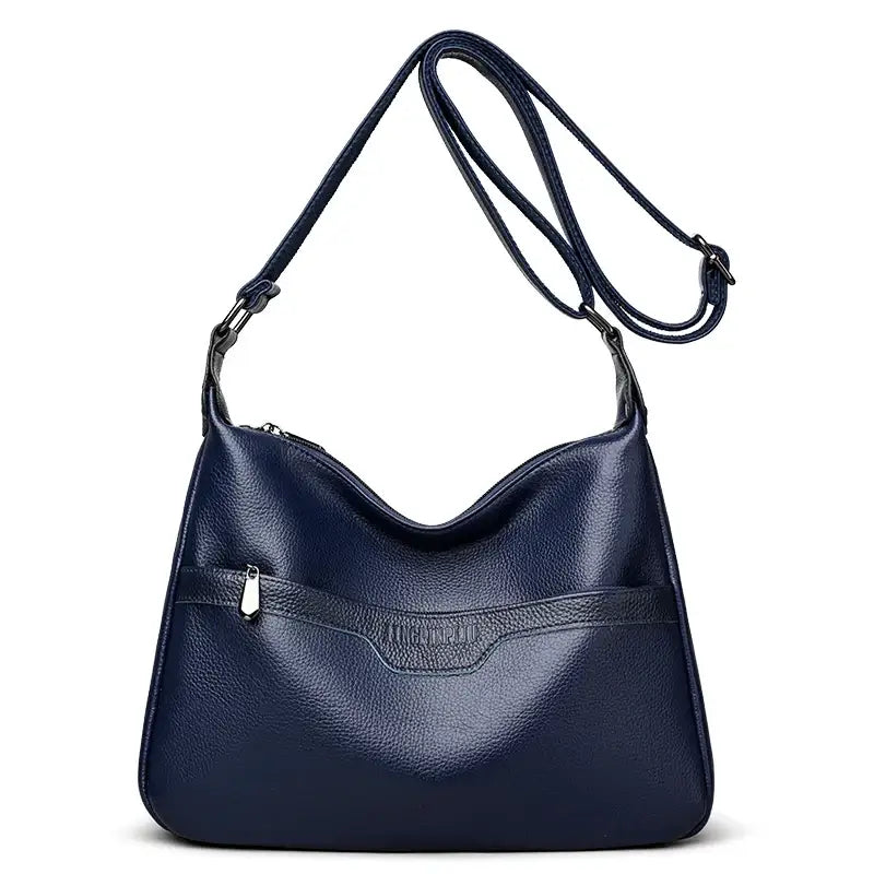 Bolsa de Couro Feminina Transversal