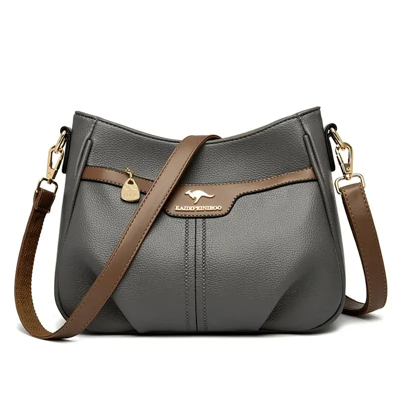 Bolsa De Couro Feminina Transversal