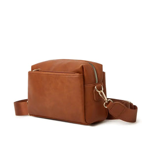 Bolsa de Couro Feminina Transversal Karina