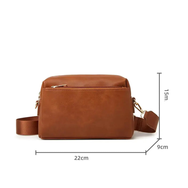 Bolsa de Couro Feminina Transversal Karina