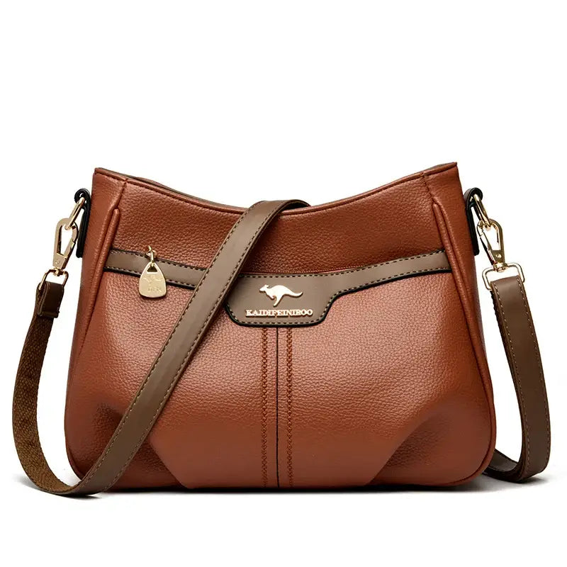 Bolsa De Couro Feminina Transversal