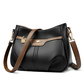 Bolsa De Couro Feminina Transversal