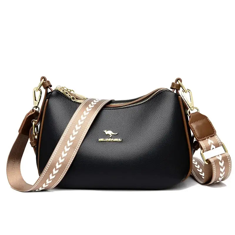 Bolsa De Couro Feminina Transversal