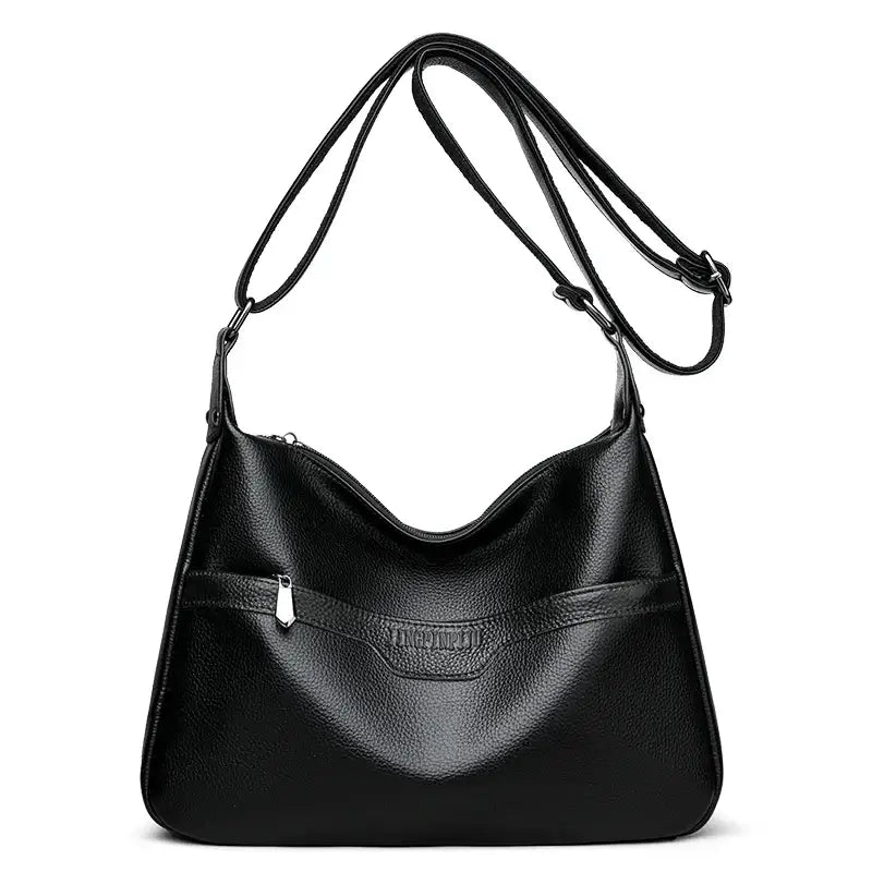 Bolsa de Couro Feminina Transversal