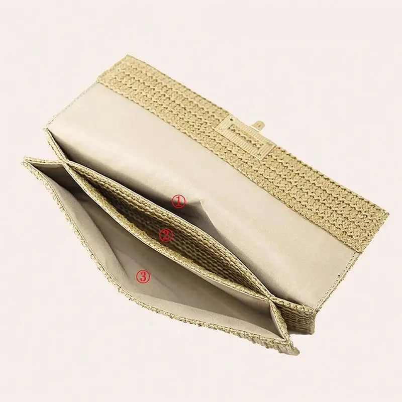 Bolsa de Palha Chic Transversal