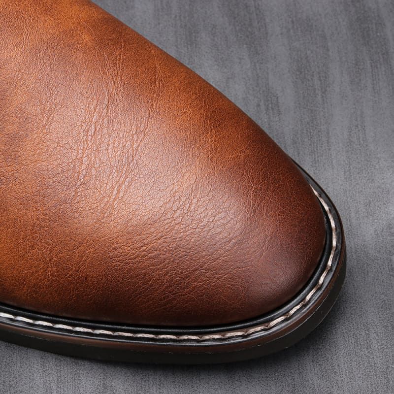 Bota Chelsea Masculina De Couro