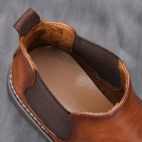 Bota Chelsea Masculina De Couro