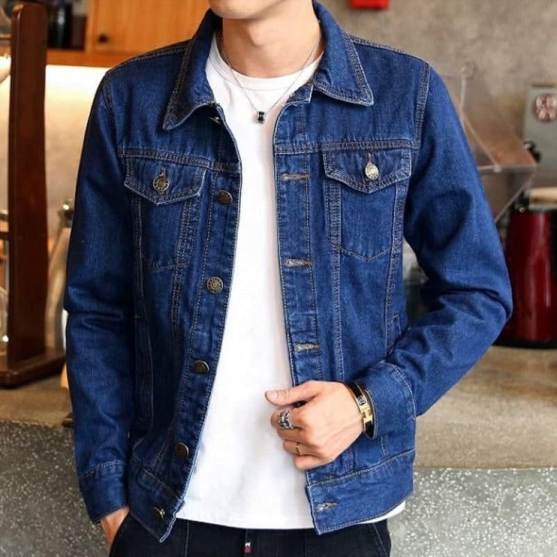 Jaqueta Masculina Jeans Slim