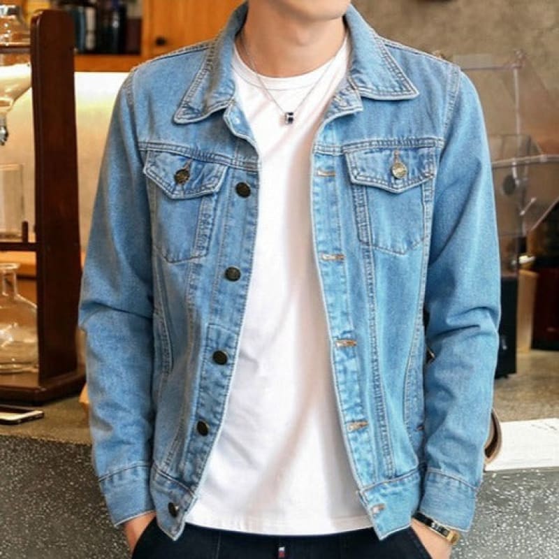Jaqueta Masculina Jeans Slim