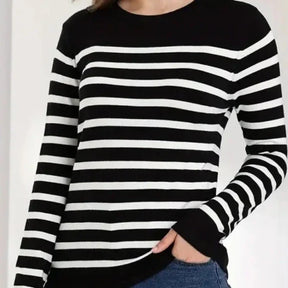 Suéter Feminino Listrado