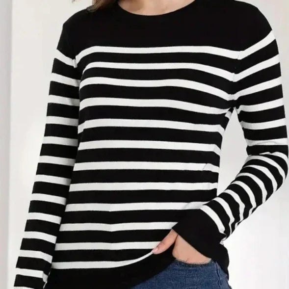 Suéter Feminino Listrado
