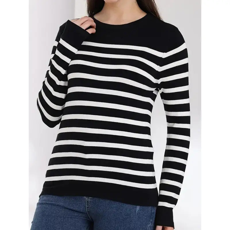 Suéter Feminino Listrado