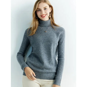 Suéter Gola Alta Feminino