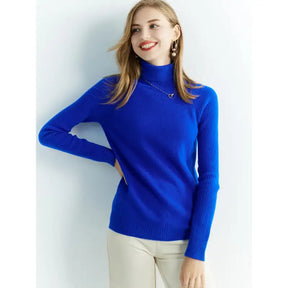 Suéter Gola Alta Feminino